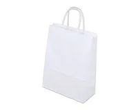 ELCO Geschenktasche 22 x 10 x 29 cm, 50 Stück, Weiss - Material: Papier - Verpackungseinheit: 50 Stück - Motiv: Blanko - Detailfarbe: Weiss - Verpackungsart: Geschenktasche