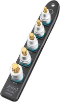 SmartRail 1/2"" Steckschlüsseleinsatz-Satz Innenvielzahn, 5-teilig (schwarz, M6 - M14, kurz)