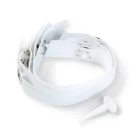 Prym Nähfrei-Aufhänger Weiss, 15 cm x 1.1 cm - Verpackungseinheit: 5 Stück - Detailfarbe: Weiss - Produkttyp: Nähfrei-Aufhänger