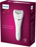 Philips 8000 series BRE700/00 epilator 32 tweezers Silver, White