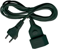 Brennenstuhl Kunststoff-Verlängerungskabel Euro 3m schwarz, Indoor