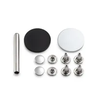 Prym Hohlnieten Silber, 6-9 mm - Material: Messing - Produkttyp: Hohlnieten