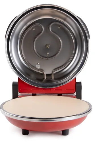 Domo Pizzaofen DO9284PZ - Anzahl Personen: 1 - Detailfarbe: Rot - Leistung: 1200 W - Produkttyp: Pizzamaker