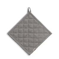 Kela Topflappen Puro Grau - Material: Leinen (LI) - Baumwolle (CO) - Detailfarbe: Grau