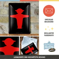 Nostalgic Art Postkarte Ampelmann Rot/Schwarz - Papierformat: 10 x 14 cm - Motiv: Figur - Verpackungseinheit: 1 Stück - Detailfarbe: Rot - Schwarz - Inkl. Couvert: Ja