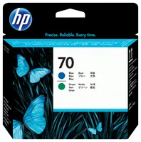 HP 70 Blue and Green DesignJet Printhead testina stampante Getto termico d'inchiostro