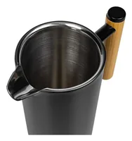 FURBER Kaffeebereiter 0.75 l, Schwarz - Materialtyp: Metall - Material: Edelstahl - Zubereitungssystem: French Press - Detailfarbe: Schwarz - Anzahl Tassen: 6 × - Fassungsvermögen: 0.75 l