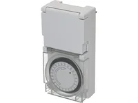 Max Hauri Zeitschaltuhr IP55 24 h Mechanisch - Montage: Zwischenstecker - Kürzeste Schaltzeit: 15 min - Anwendungsbereich: Outdoor - Indoor - Anzahl Schaltpunkte: 24 - Funktionsweise Zeitschaltuhr: Mechanisch - Funktionen: Dauerbetrieb Ein/Aus