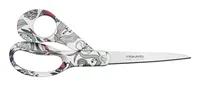 Fiskars Schere Arabia Weiss, 21 cm - Bedienungsseite: Universal - Klingenmaterial: Edelstahl - Detailfarbe: Mehrfarbig - Weiss - Anwender: Erwachsene - Länge: 21 cm