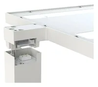 Contini Bürostehleuchte dimmbar 30W, 7500 lm, 6000K – Silber - Betriebsart: Netzbetrieb - Dimmbar: dimmbar - Lampensockel: LED fest verbaut - Farbwiedergabeindex CRI: 250 - Lichtfarbe: Kaltweiss/Tageslichtweiss (KW) - Farbtemperatur Kelvin: 6000 K