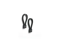 Zone Denmark Handtuchhalter Loop 2 Stück, Schwarz - Befestigung: Haken - Material: Silikon - Farbe: Schwarz
