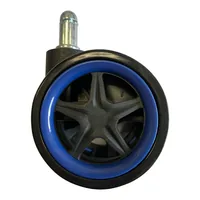 LC-Power Rollen LC-CASTERS-DRIFT 5er Set Blau - Detailfarbe: Blau