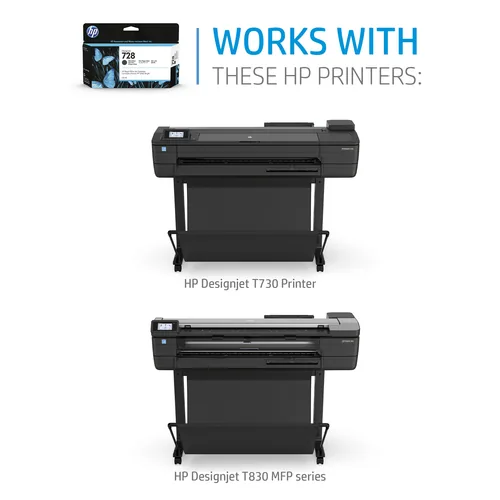 HP 728 130-ml Cyan Tintenpatrone