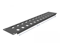 Delock 19? Keystone Patchpanel 24 Port 2 HE schwarz