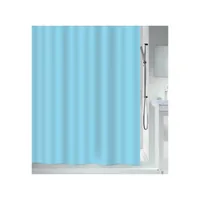 MSV Duschvorhang Romana 180 x 180 cm, Hellblau - Breite: 180 cm - Höhe: 180 cm - Detailfarbe: Hellblau - Produkttyp: Duschvorhang - Detailmaterial: Poly-Ethylen-Vinylacetat (PEVA) - Grundmaterial: Kunststoff