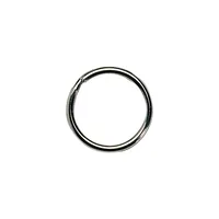 Robert Rieffel Schlüsselring Ø 20 mm, 100 Stück - Motiv: Kreis - Detailfarbe: Silber