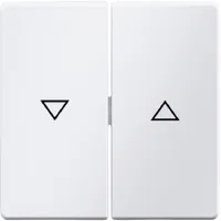 Berker 16256089 Wippen m Aufdruck Symbol Pfeil polarweiss samt