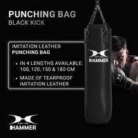 HAMMER 93218 punching bag/boxing pad Adult Punch pad Faux leather Black