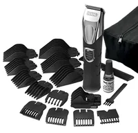 Wahl Bartschneider Lithium Total Beard Grooming Kit - Rasierart: Trocken - Körperbereich: Bart - Detailfarbe: Schwarz - Silber - Minimale Schnittlänge: 0.7 mm - Maximale Schnittlänge: 25 mm - Trimmer Funktionen: Bartschneider
