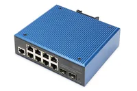 Digitus DN-651156 Netzwerk-Switch Managed L2 Gigabit Ethernet (10/100/1000) Schwarz, Blau