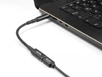 Delock Ladekabel USB-C zu Samsung 5.5 x 3 mm 90° gewinkelt, 15 cm - Zubehörtyp: Kabel