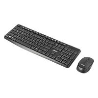 Ultron UMC300 keyboard Mouse included Universal RF Wireless German Black