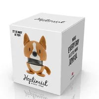Hoptimist Aufsteller Corgi XS - Produkttyp: Aufsteller - Motiv: Hund - Detailfarbe: Braun - Weiss - Detailmaterial: Acrylnitril-Butadien-Styrol (ABS) - Stahl - Grundmaterial: Kunststoff - Metall
