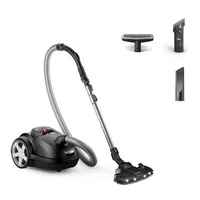 Philips Bodenstaubsauger XD8122/10 Schwarz - Staubsauger Typ: Bodenstaubsauger - Motorleistung: 900 W - Detailfarbe: Schwarz - Beutellos: Nein - Staubbehältervolumen: 4 l - Nasswischfunktion: Nein