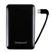Intenso Powerbank XC10000  black USB-A+USB-C m. Kabel   10000 maH