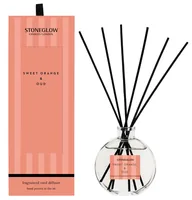 Stoneglow Duftstäbchen Sweet Orange & Oud 120 ml - Duft: Orange - Vanille - Zitrus - Volumen: 120 ml