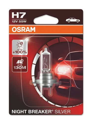 Osram 64210NBS NIGHT BREAKER SILVER H7 Folding Box