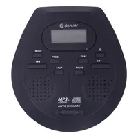 Denver DMP-395B Black Portable CD player