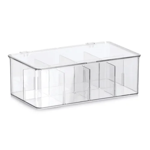Zeller Present Küchenschrank-Organizer Transparent 27.5 x 16.5 x 9.5 cm - Produkttyp: Aufbewahrungsbox - Ordnungssystem - Detailfarbe: Transparent - Breite: 16.5 cm - Höhe: 9.54 cm - Tiefe: 27.5 cm - Volumen: 4.32 l