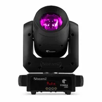 BeamZ Moving Head COBRA 100H - Typ: Moving Head - Leuchtmittel: LED - Ausstattung: Prisma - Lüfter - Gobo - DMX-fähig - Funktionen: Beam