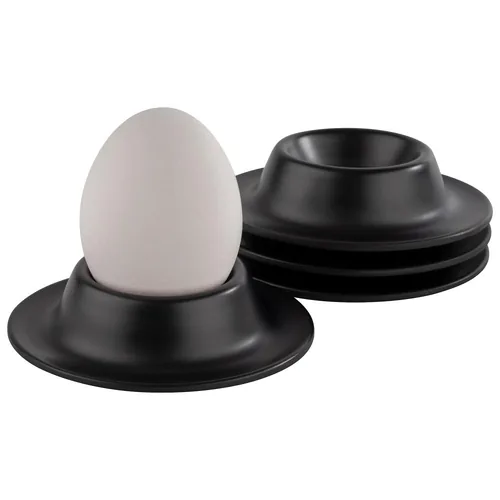 APS Eierbecher Eggy 4er-Set, Schwarz - Material: Melamin - Detailfarbe: Schwarz - Spülmaschinenfest: Ja