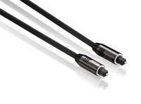 HDGear Audio-Kabel TC040-010 Toslink - Toslink 1 m - Kabeltyp: Anschlusskabel - Audiokanäle: Stereo - Audioanschluss Seite A: Toslink - Audioanschluss Seite B: Toslink - Detailfarbe: Schwarz - Länge: 1 m