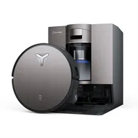ECOVACS DEEBOT X11 OmniCyclone Schwarz Saug-Wisch-Roboter mit Reinigungsstation