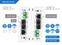 HWgroup Temperatur-Sensor SNMP, WLAN, PoE HWg-STE2-R2-Kit - Modultyp: Gateway-Modul - Schnittstellen: RJ-45 (LAN) - WLAN - Remote Zugriff Art: Ethernet - WLAN
