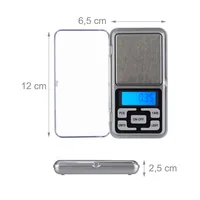 Relaxdays 4052025236229 precision scale Silver 200 g 0.01 g ct, g, gn, oz