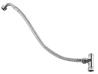 GROHE Schlauch 3/8 - Material: Metall - Einsatzort: Küche - Farbe: Chrom - Art: Schlauch
