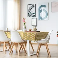 d-c-fix Tischdecke Dakota 140 cm x 180 cm, Gelb - Material: Polypropylen (PP) - Eigenschaften: Keine Eigenschaft - Breite: 140 cm - Länge: 180 cm - Motiv: Muster - Detailfarbe: Gelb