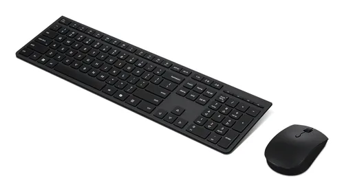 Lenovo 4X31R64328 clavier Souris incluse Bureau RF sans fil + Bluetooth Allemand Noir