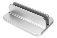 VERTICAL NOTEBOOK STAND SILVER ALUMINIUM