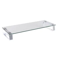 LogiLink BP0027 monitor mount / stand 81.3 cm (32") Desk Metallic, Transparent