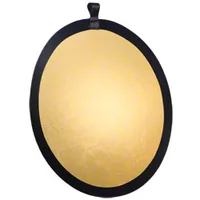 Walimex 17689 photo studio reflector Round Gold, Silver