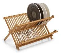 Zeller Present Abtropfgestell 42 x 35 x 25 cm, Bambus - Tiefe: 42 cm - Breite: 35 cm - Detailfarbe: Braun - Geschirrhalterung: Tellerhalterung - Tassenhalterung - Höhe: 25 cm - Produkttyp: Abtropfgestell
