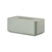 Zone Denmark Kosmetiktuchbox Ume 25.6 x 14 x 10.7 cm, Eukalyptus - Wandmontage: Nein - Befestigung: Keine - Utensilienhalter Typ: Papiertuchspender - Detailfarbe: Eukalyptusgrün - Detailmaterial: Kunststoff - Grundmaterial: Kunststoff