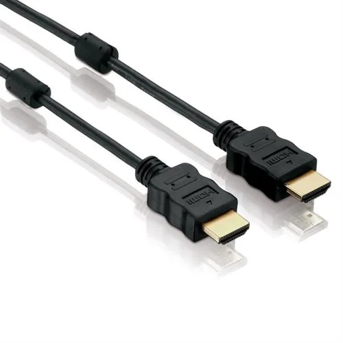 HDGear Kabel HDMI - HDMI, 1 m - Kabeltyp: Anschlusskabel - Videoanschluss Seite A: HDMI - Videoanschluss Seite B: HDMI - Detailfarbe: Schwarz - HDMI Standard: 1.4 - Display Port Standard: Keine Angabe