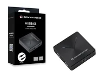 CONCEPTRONIC 4-Port Hub USB-A3.0Mini-B ->4xA3.0 o.Netz. sw