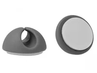 Delock Kabelhalter 6.5 mm 2x3 Stück, grau&weiss - Ausstattung Kabelmanagement: Befestigungsclip - Produkttyp: Klettkabelhalter - Verpackungseinheit: 6 Stück - Material: TPR - Detailfarbe: Grau - Weiss
